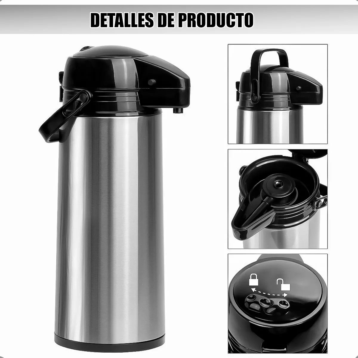Termo Sifon Termo 1.9 L Termo Para Cafe Termo Agua Caliente