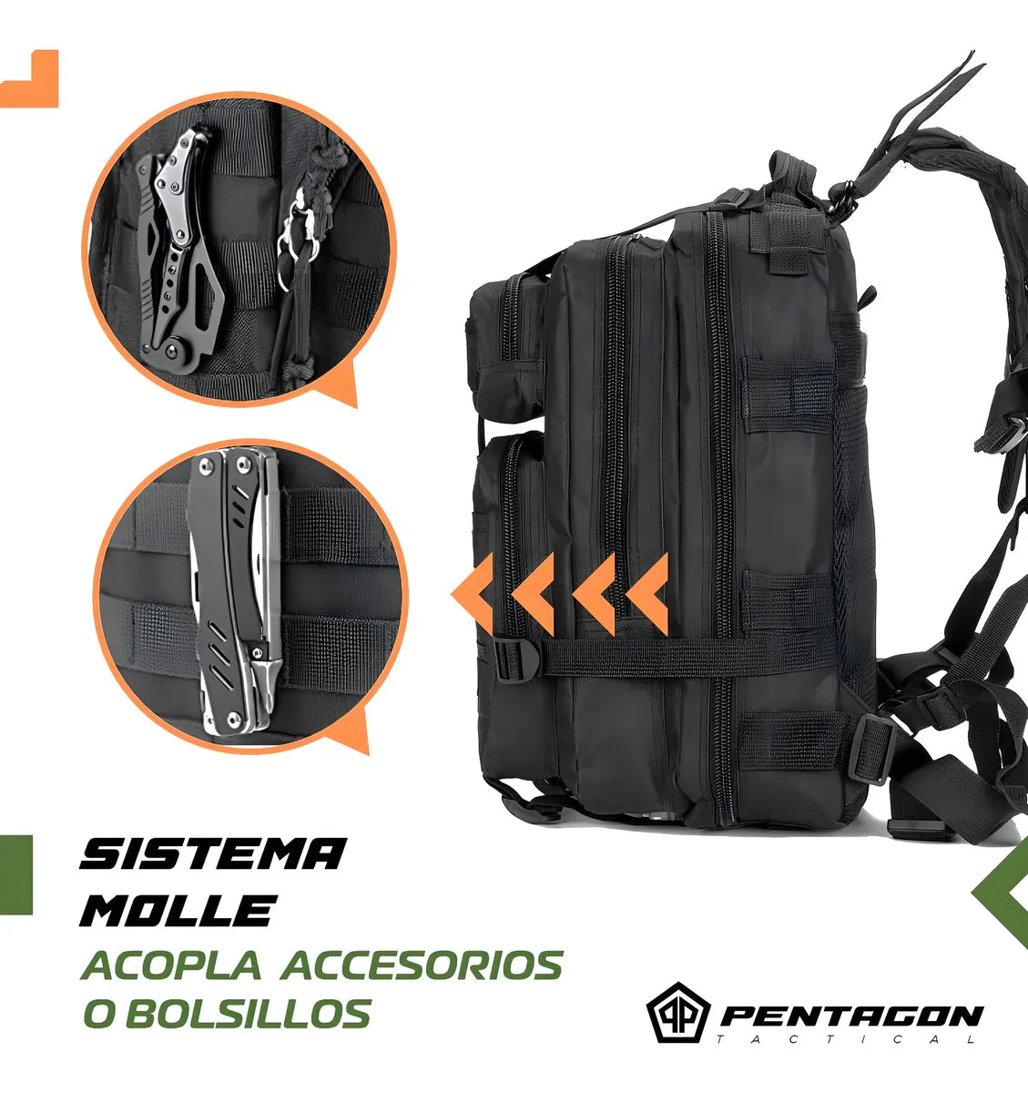 Mochila Militar 25L