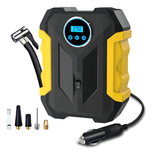 Compresor Portátil Carsun Para Autos 12V 120W 35L Con Manómetro