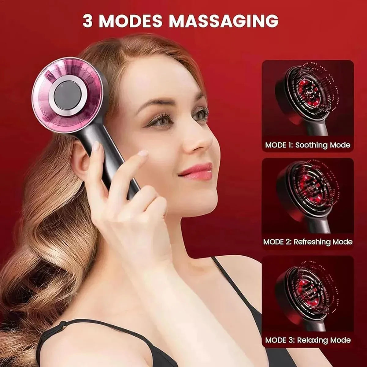 Cepillo Eléctrico Modelador Para Crecimiento Cabello Segun Disponibilidad 110v