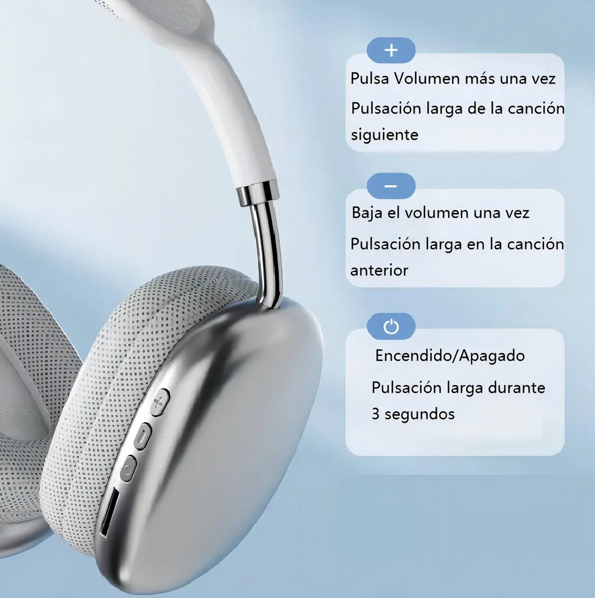 Audífonos Diadema Inalámbricos Bluetooth Vulata P9 Pro
