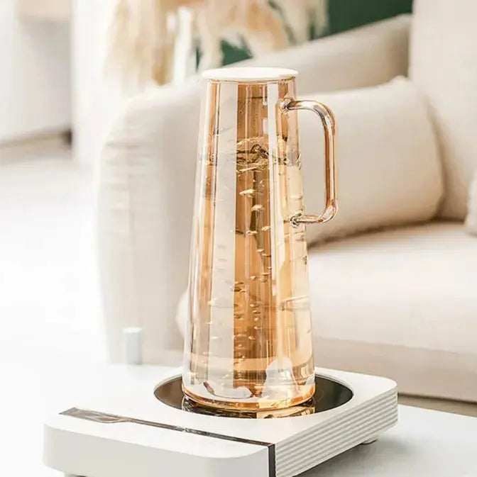 Jarra Hervidora De Cristal Con Tapa De 1350 Ml Hermética