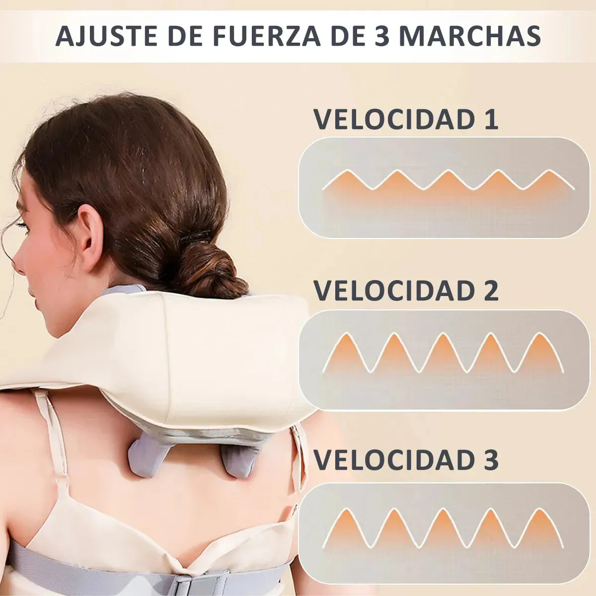 Masajeador Eléctrico De Acupresión Para Cuello Y Espalda