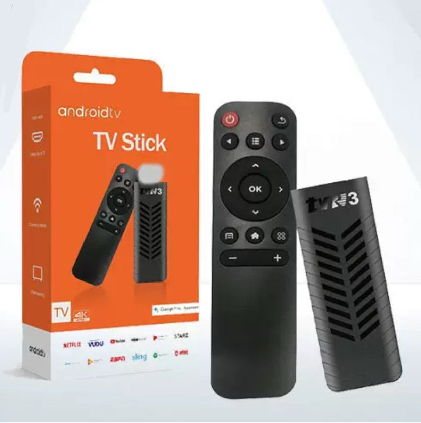 TV Stick Pro 4K Android HDMI 16GB 8GB RAM Wi-Fi Control Estándar
