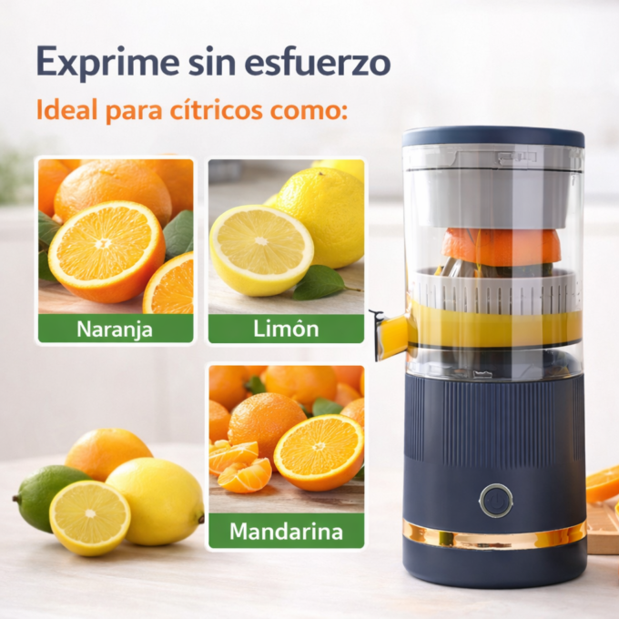 Exprimidor Eléctrico Portátil Recargable USB | Automático