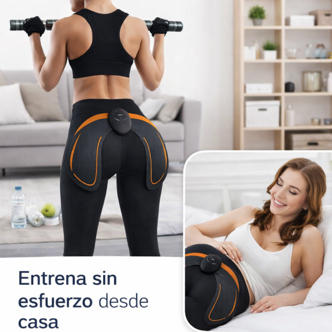 Parche Gimnasia Pasiva Glúteos EMS Moldea Reafirma y Activa Músculo
