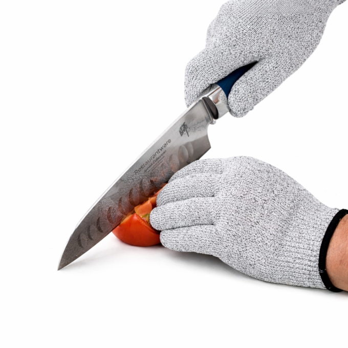 Par de Guantes Resistentes A Cortes Nivel 5 Seguridad Cocina Vidrio