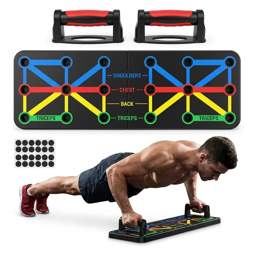 Tabla Para Flexiones Portátil Push Up — Sistema de Entrenamiento Multi-Posición 9 en 1
