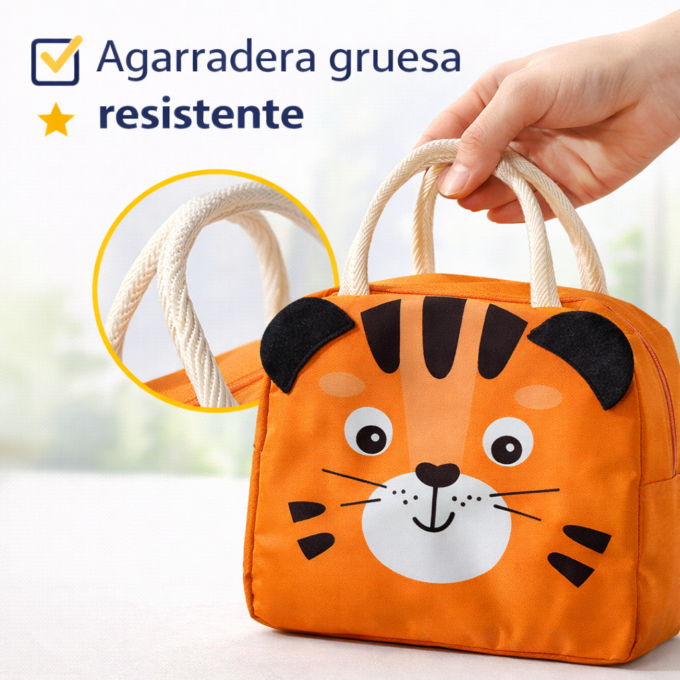 Bolso Lonchera Térmico Infantil Colegio Guardería Resistente