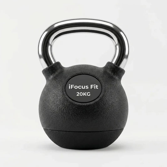 Pesa Rusa Kettlebell Encauchada (20kg - 24kg) — Fuerza Pro