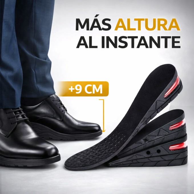 Plantillas Elevadoras Ajustables Altura Invisible Zapatos