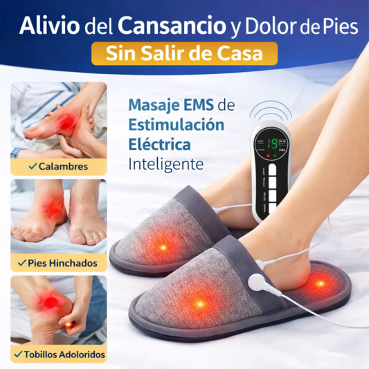Pantuflas masajeadoras MASAJE PROFESIONAL EN CASA EN SOLO MINUTOS