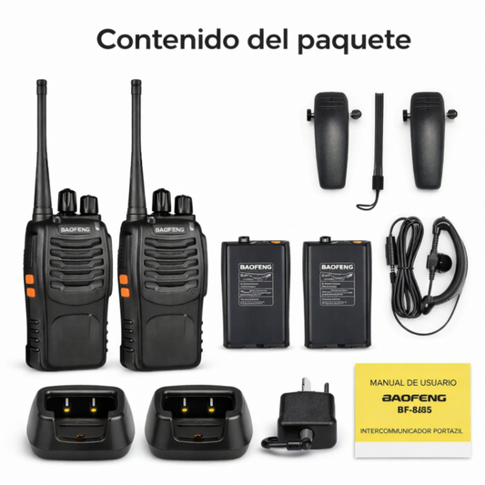 Radios Walkie Talkie Baofeng BF-888S X2 Comunicación