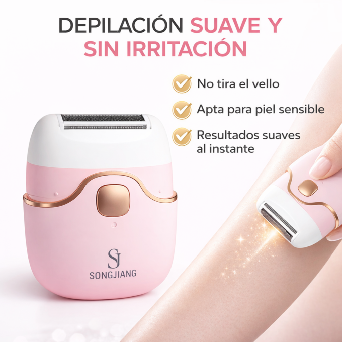 Rasuradora Eléctrica Portátil Para Mujer Depilación Suave