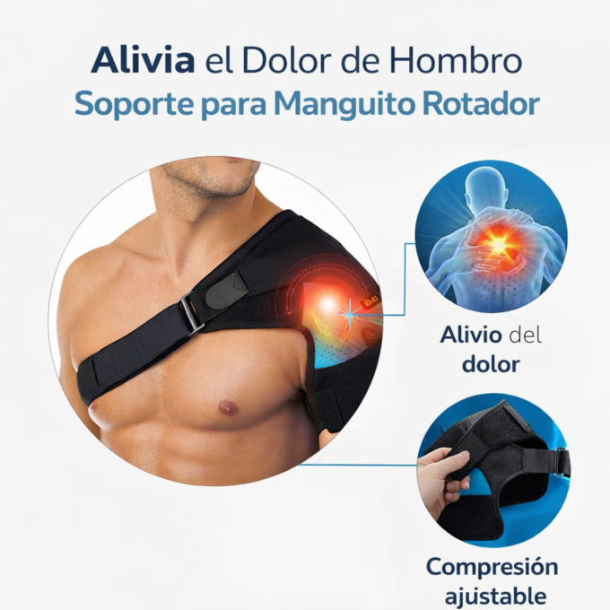 Soporte De Hombro Manguito Rotador Ajustable Ortopédico