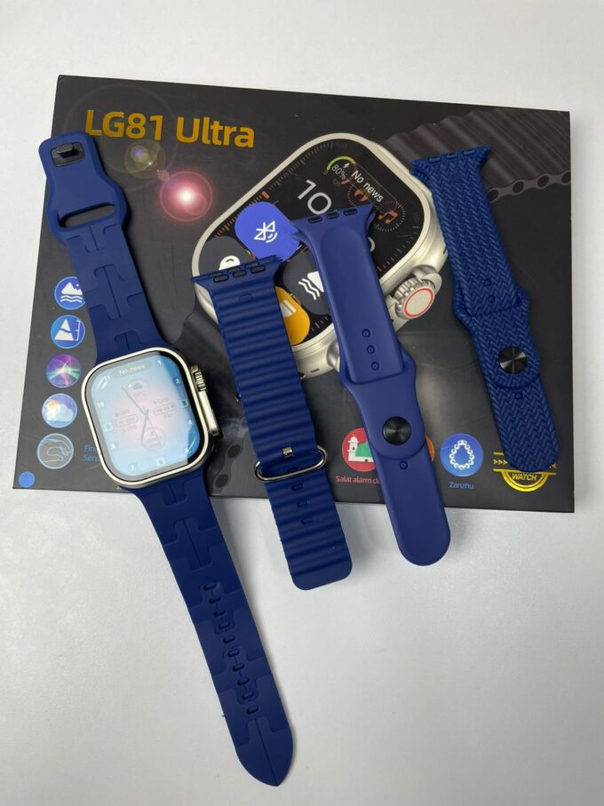 Combo Smartwatch Linterna LG81 Ultra