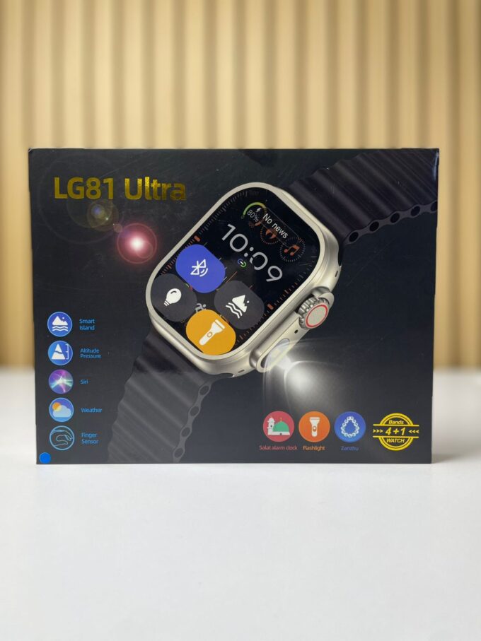 Combo Smartwatch Linterna LG81 Ultra