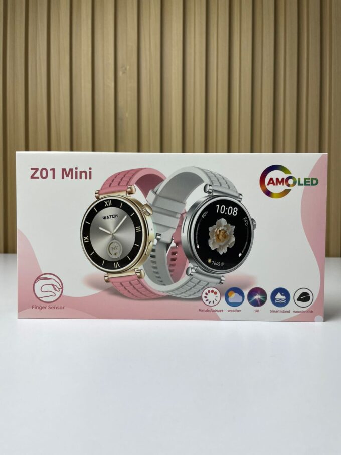 reloj Smartwatch Z01 Mini 2 – Pantalla Redonda AMOLED