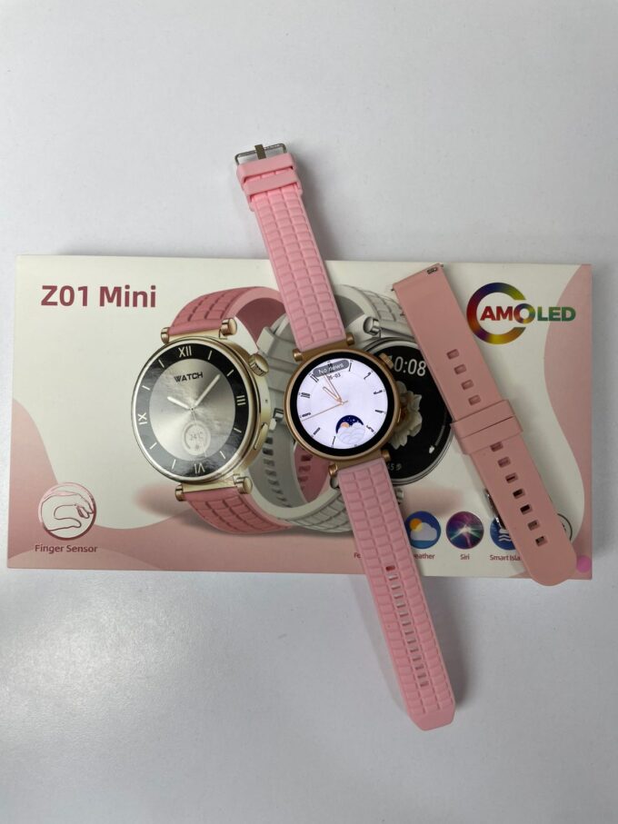 reloj Smartwatch Z01 Mini 2 – Pantalla Redonda AMOLED