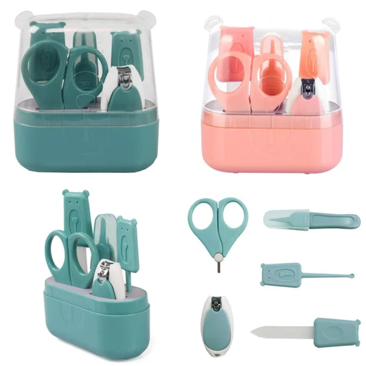 kit corta uñas para bebe estuche redondo